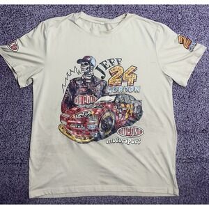 Jeff Gordon 24 DuPont Motorsport Graphic T-Shirt Large NASCAR Racing Tee